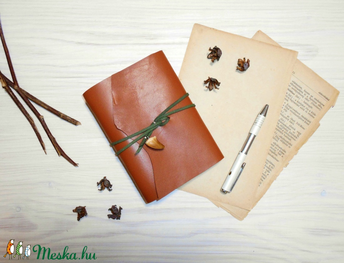 ' KRÉTA ' Moszaszaurusz VALÓDI BŐR Napló A6 - otthon & életmód - papír, írószer - jegyzetfüzet & napló - Meska.hu