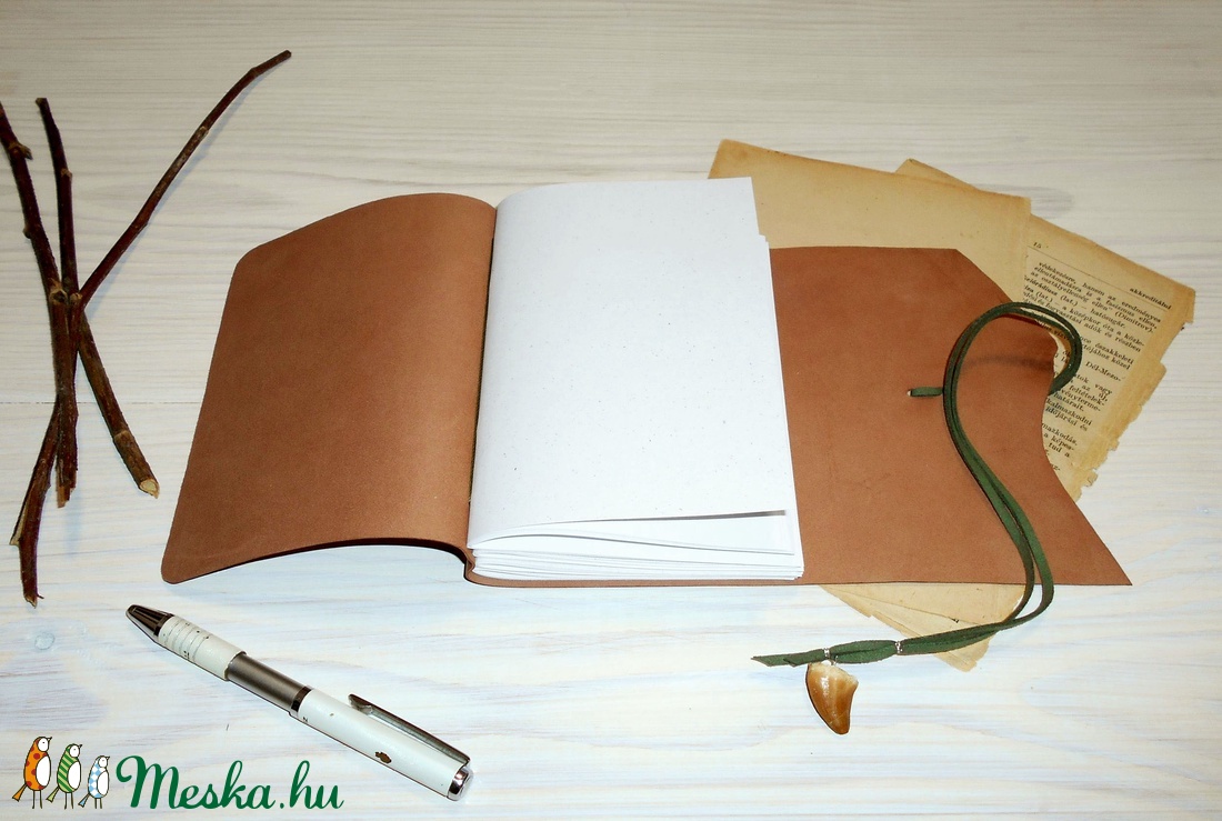 ' KRÉTA ' Moszaszaurusz VALÓDI BŐR Napló A6 - otthon & életmód - papír, írószer - jegyzetfüzet & napló - Meska.hu