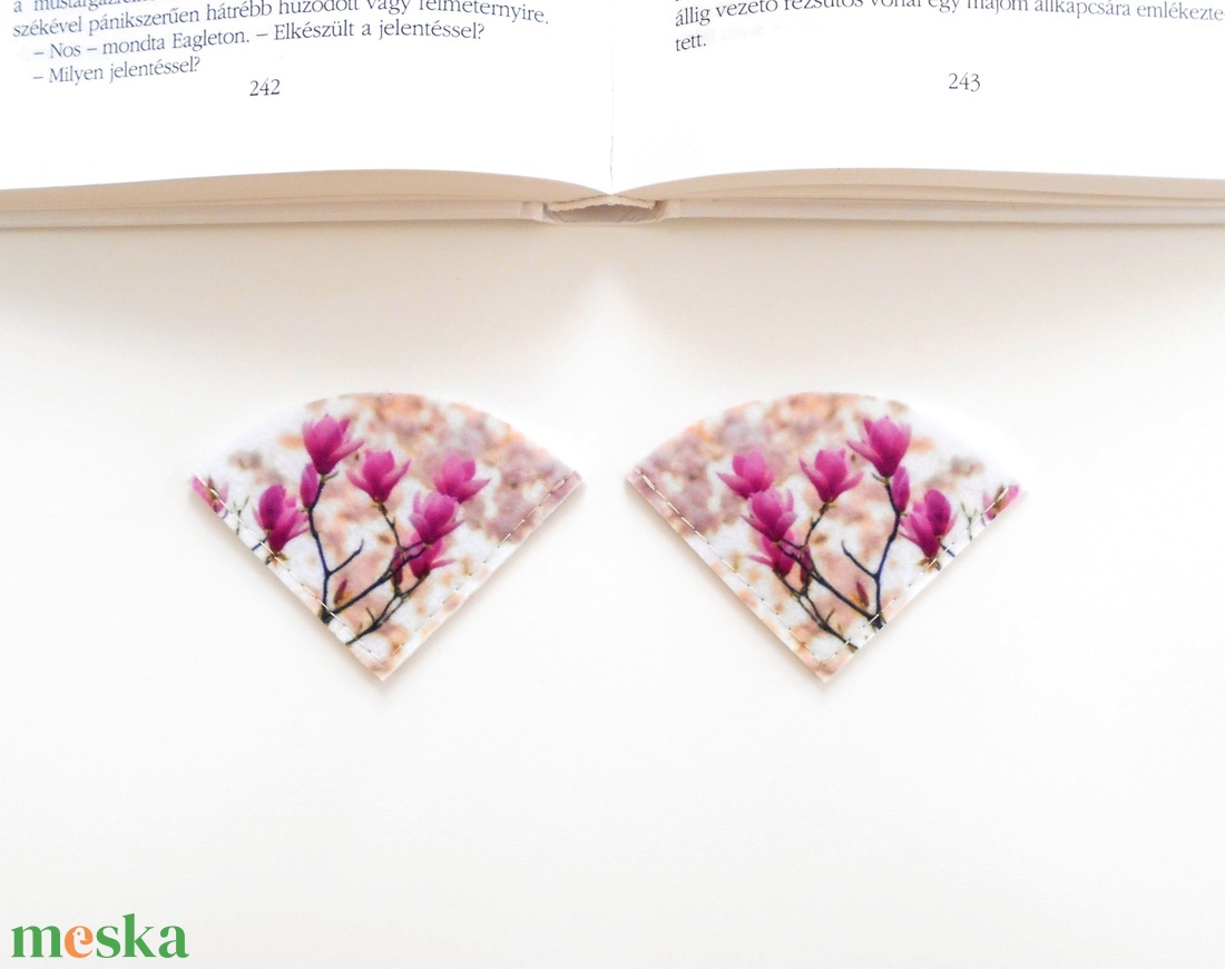 ' TULIPÁNFA ' Könyvjelző 2db - könyv & zene - könyvjelző - Meska.hu