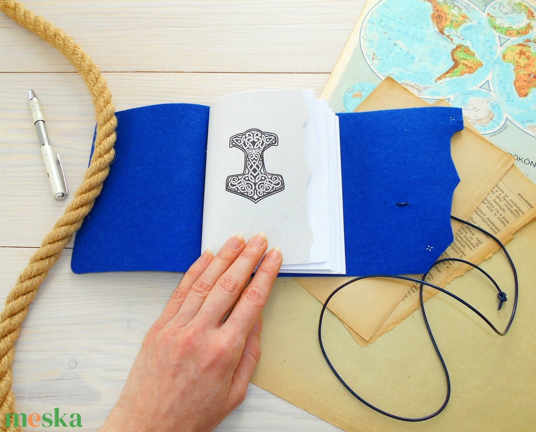 ' Mjölnir - THOR Kalapácsa ' Antik Bőr Napló A6 - Szimbólummal - Tépett első lappal - otthon & életmód - papír, írószer - jegyzetfüzet & napló - Meska.hu ' Mjölnir - THOR Kalapácsa ' Antik Bőr Napló A6 - Szimbólummal - Tépett első lappal - otthon & életmód - papír, írószer - jegyzetfüzet & napló - Meska.hu
