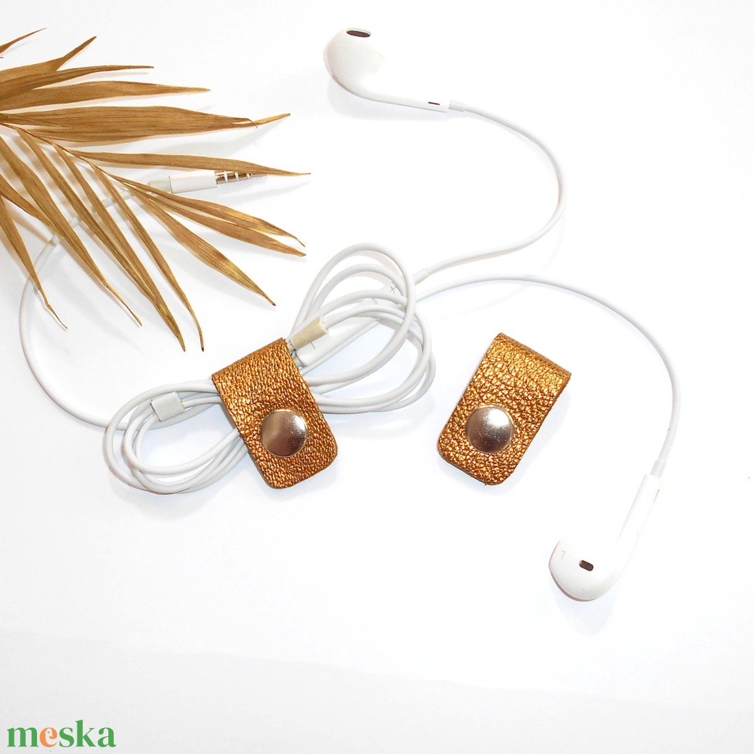 GOLDIE - Mini Kábelrendező 2 db - Antik arany - táska & tok - ebook & tablet tok - Meska.hu