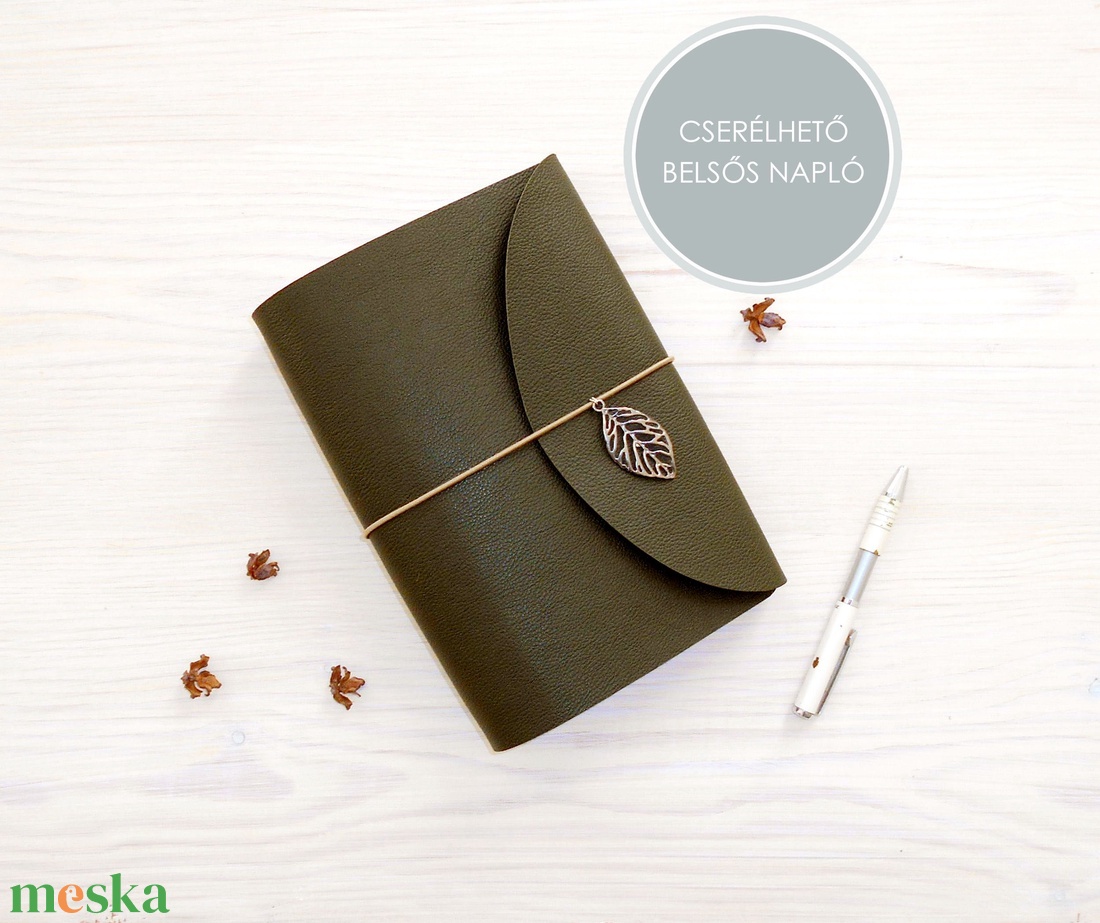 ERDŐ - Cserélhető füzetes valódi bőr borítású utazónapló A5 méretben - 4 db sima füzetet tartalmaz a csomag - otthon & életmód - papír, írószer - jegyzetfüzet & napló - Meska.hu