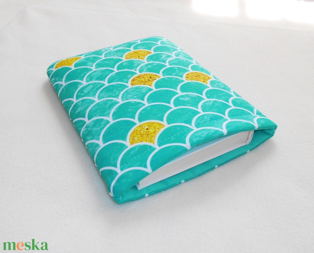 HABLEÁNY - Mintás puha textil könyvtok, ajándék nőknek - NORMÁL MÉRET! - táska & tok - kézitáska & válltáska - belső rendező - Meska.hu
