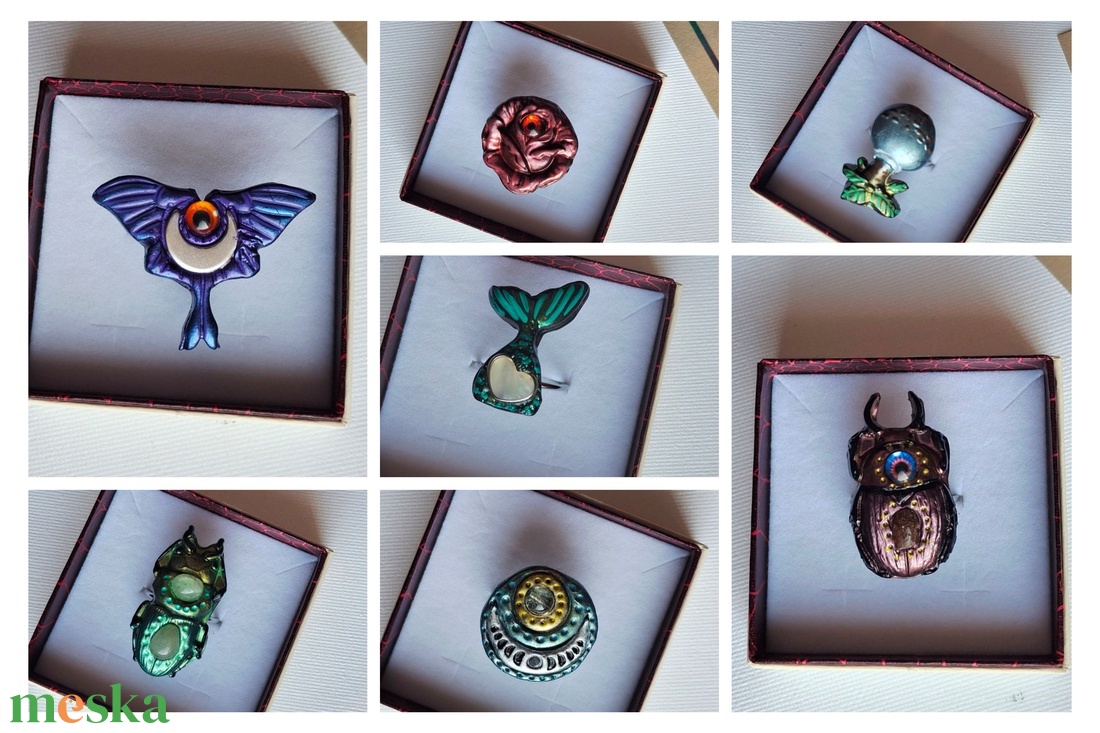 Őrző gyűrűk - esküvő - ékszer - karikagyűrű - Meska.hu