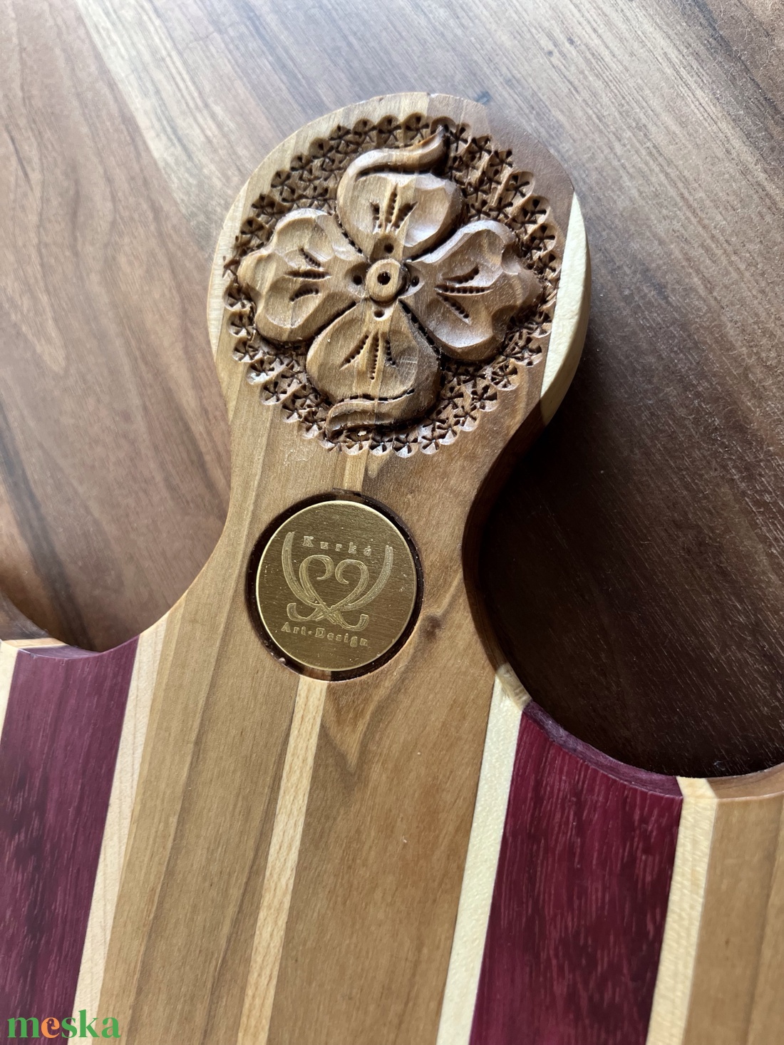 Vágódeszka - Csíkos Lapittó - otthon & életmód - konyhafelszerelés, tálalás - italos kellékek - boros díszdoboz - Meska.hu