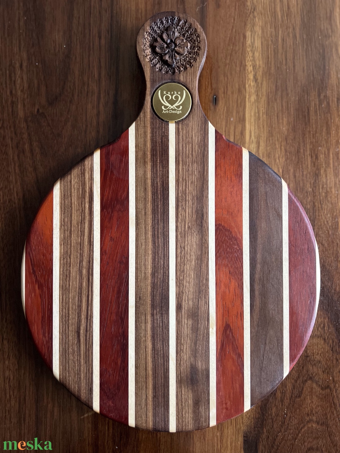 Vágódeszka - Csíkos Lapittó - otthon & életmód - konyhafelszerelés, tálalás - konyhai dekoráció - konyhai dísz - Meska.hu