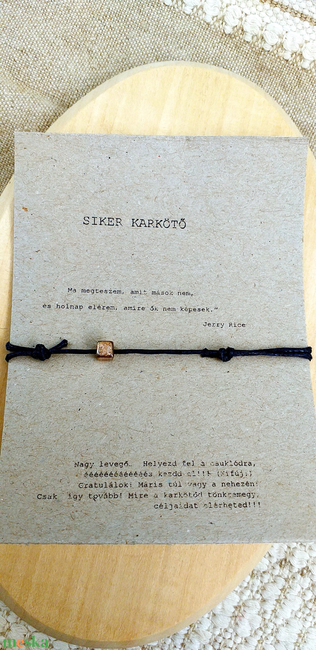 Minimalista SIKER!karkötő  - ékszer - karkötő - gyöngyös karkötő - Meska.hu