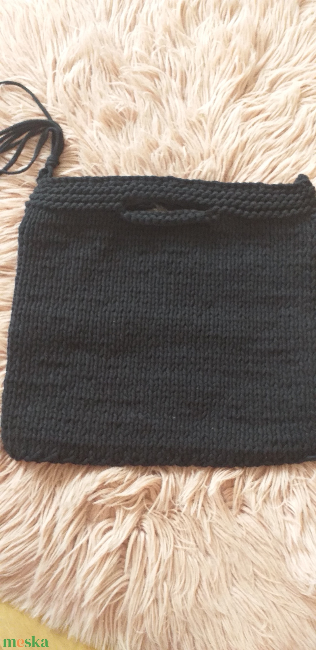 Fekete színű tavaszi nagyméretű kötött táska - táska & tok - bevásárlás & shopper táska - shopper, textiltáska, szatyor - Meska.hu Fekete színű tavaszi nagyméretű kötött táska - táska & tok - bevásárlás & shopper táska - shopper, textiltáska, szatyor - Meska.hu