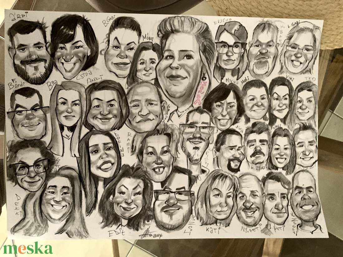 Csoport karikatúra cégeknek baráti társaságoknak. - művészet - grafika & illusztráció - ceruzarajz - Meska.hu Csoport karikatúra cégeknek baráti társaságoknak. - művészet - grafika & illusztráció - ceruzarajz - Meska.hu