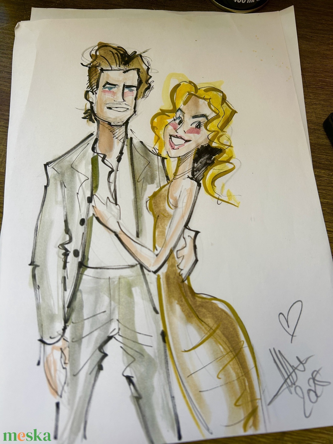 Wedding Guest drawing - művészet - grafika & illusztráció - egyéb rajzok - Meska.hu