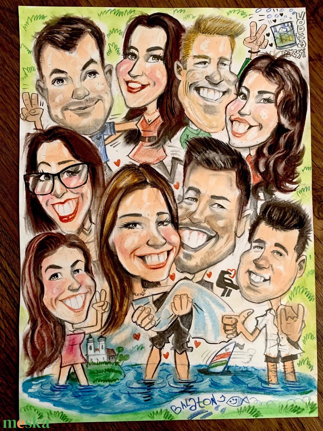 Karikatúra fotóról 1 nap alatt! - művészet - grafika & illusztráció - egyéb rajzok - Meska.hu