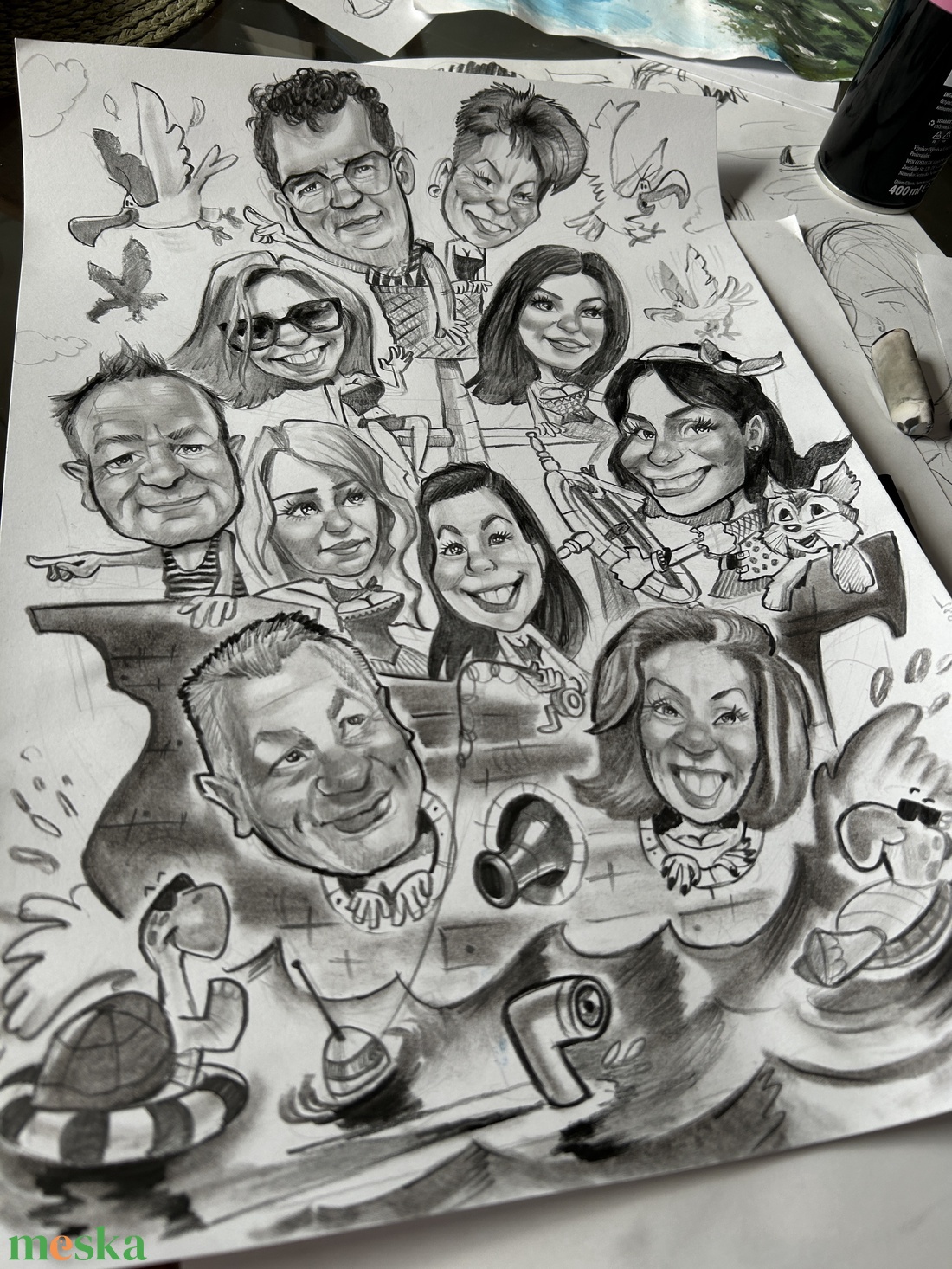 Karikatúra fotóról 1 nap alatt! - művészet - grafika & illusztráció - egyéb rajzok - Meska.hu