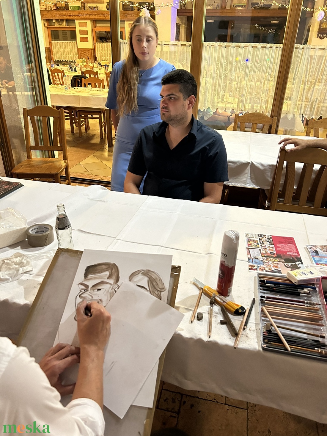 Karikatúra rajzolás esküvőn országosan! - esküvő - emlék & ajándék - köszönőajándék - Meska.hu