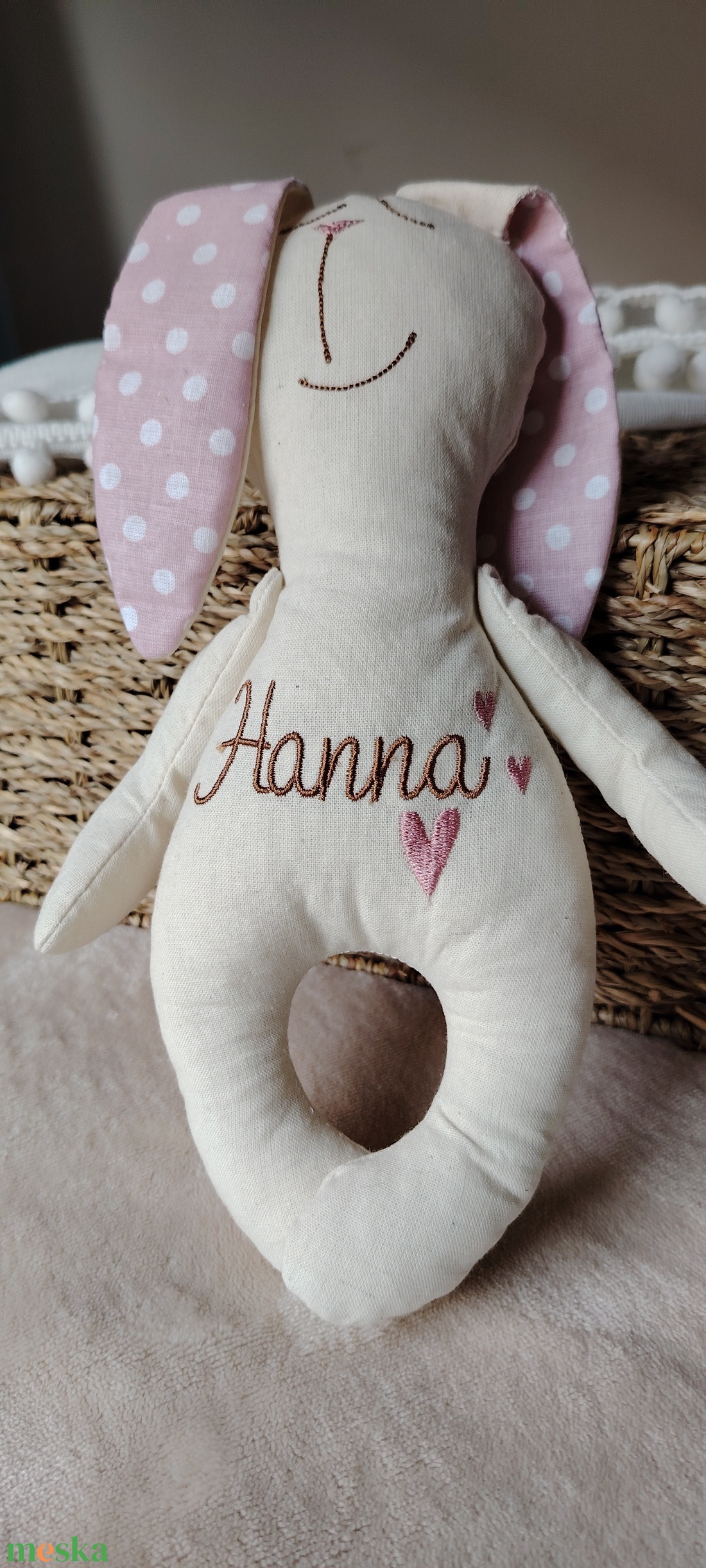 Egyedi hímzett gyermeknyuszi � személyre szóló ajándék kicsiknek - baba - mama - baba játékok - szundikendő, alvóka - Meska.hu