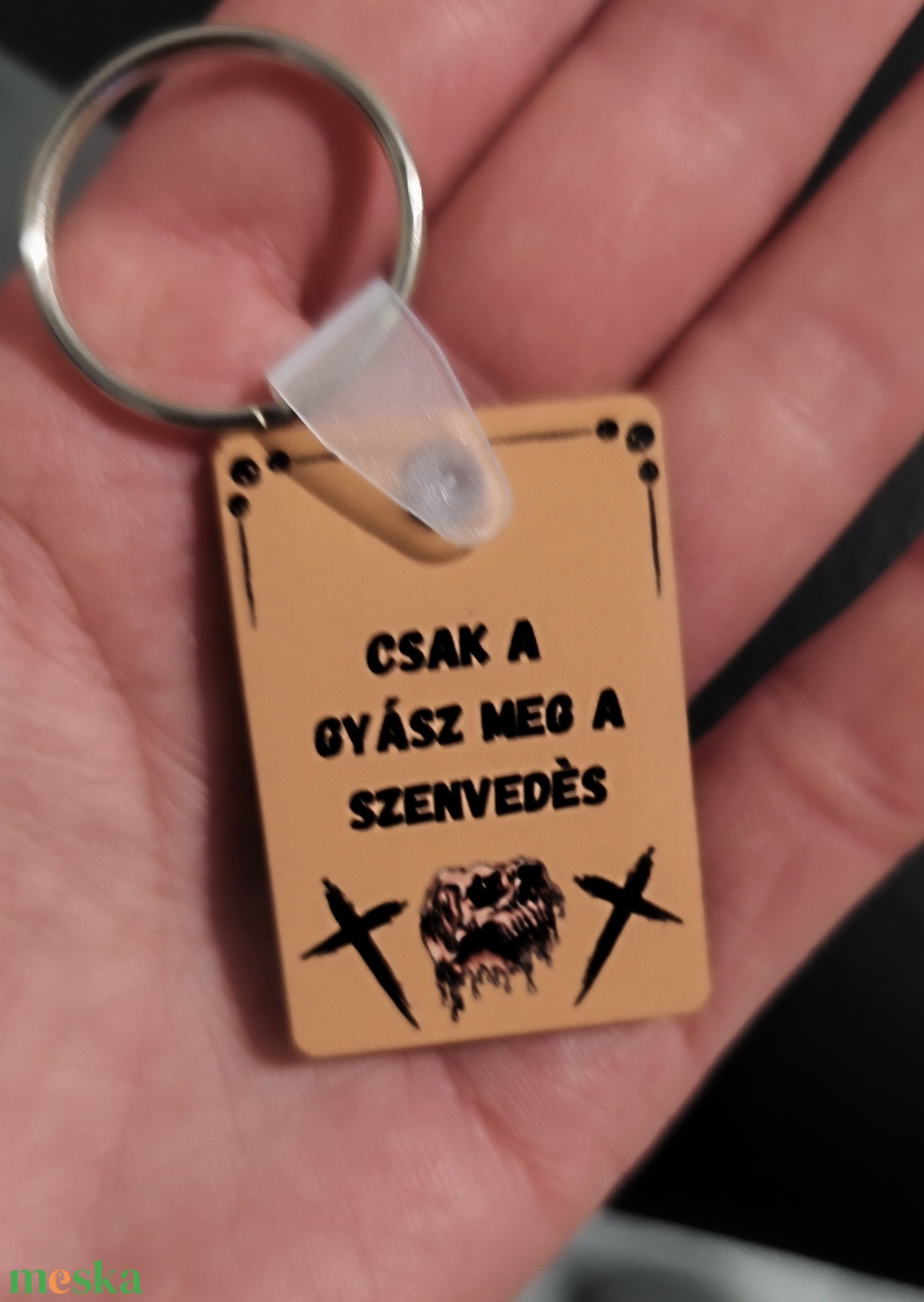 Egyedi kulcstartó, 2 oldalán nyomtatható - táska & tok - kulcstartó & táskadísz - táskaakasztó - Meska.hu