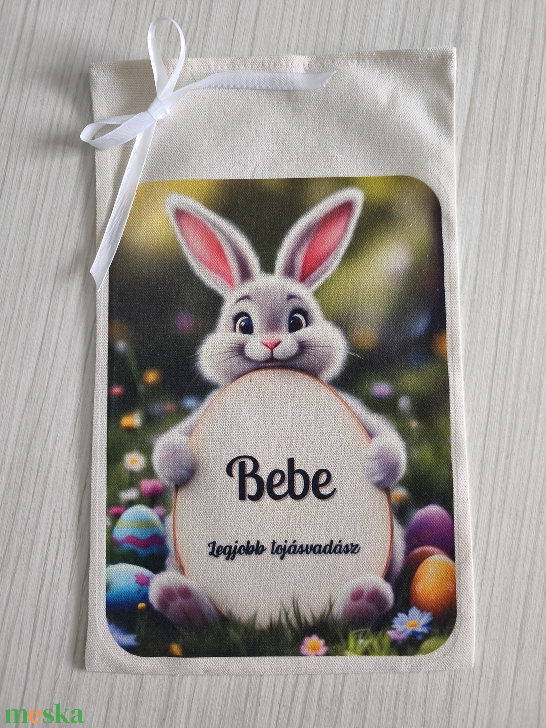 Húsvéti zsák  - ünnepi díszek, dekorációk - húsvéti díszek és dekorációk - húsvéti ajándékátadó - Meska.hu