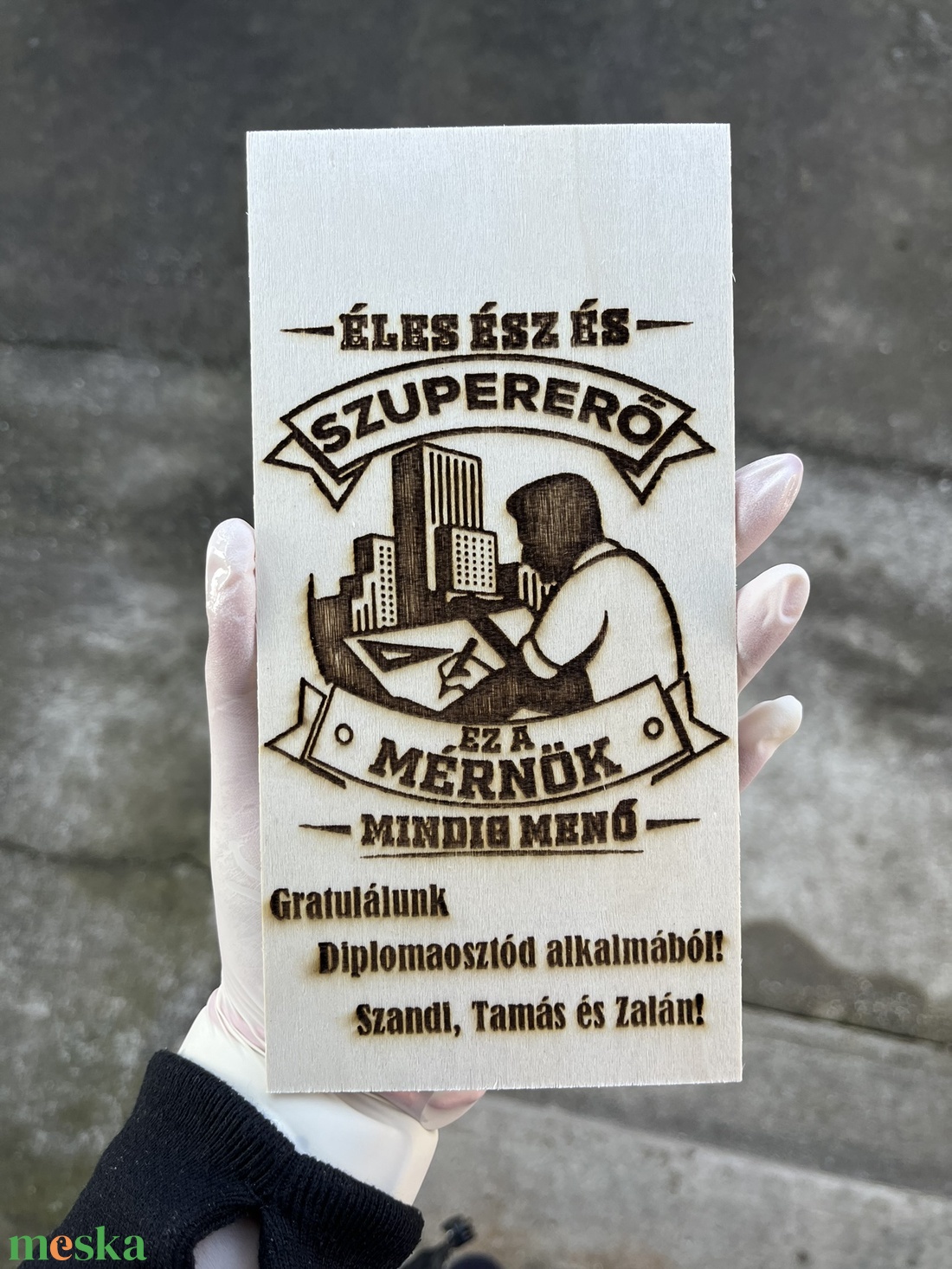 Gratulálunk tábla Mérnök - otthon & életmód - dekoráció - kép & falikép - táblakép - Meska.hu Gratulálunk tábla Mérnök - otthon & életmód - dekoráció - kép & falikép - táblakép - Meska.hu