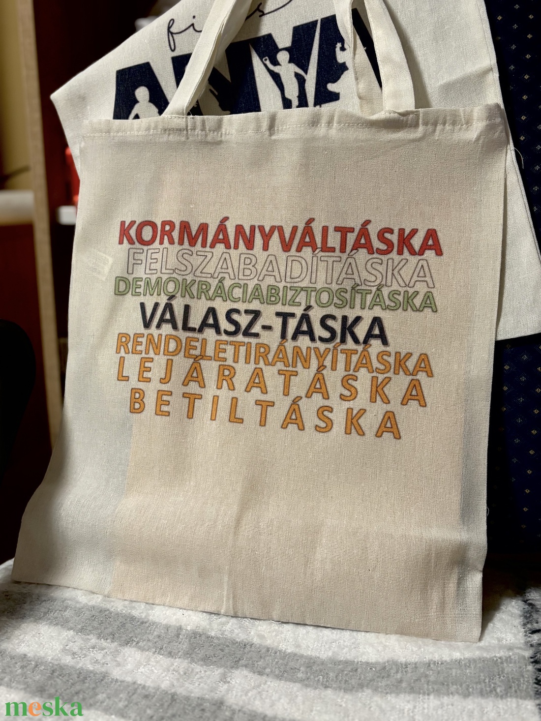 Kormányvál-táska - táska & tok - bevásárlás & shopper táska - shopper, textiltáska, szatyor - Meska.hu