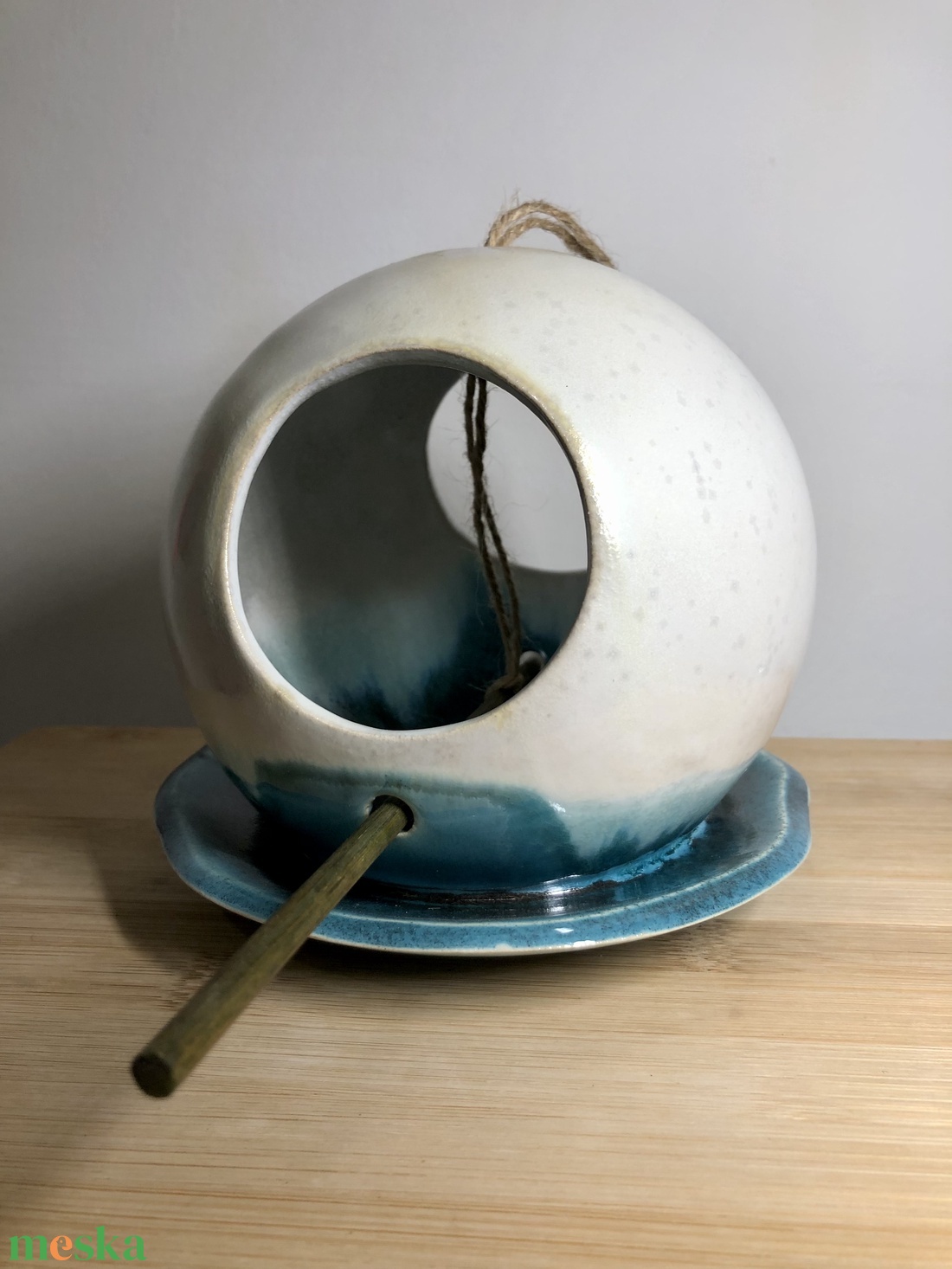 Kerámia madáretető - otthon & életmód - ház & kert - kerti dísz - Meska.hu