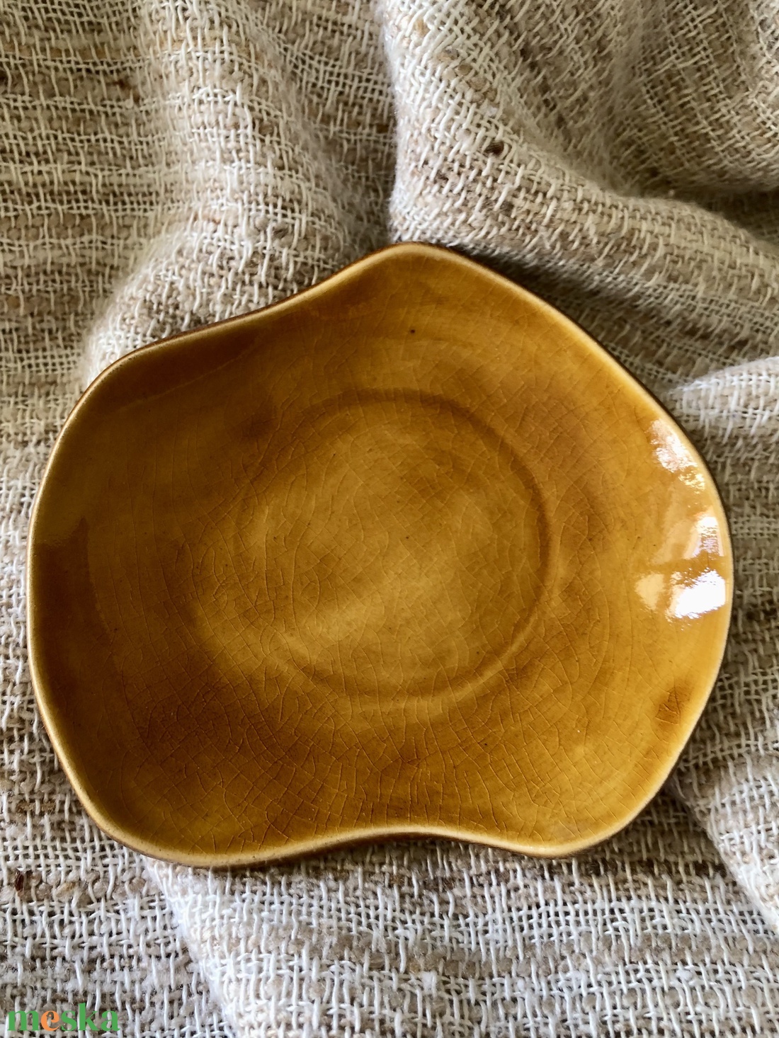 Cognac kerámia cappuccino pohár - otthon & életmód - konyhafelszerelés, tálalás - tálalás - pohár - Meska.hu