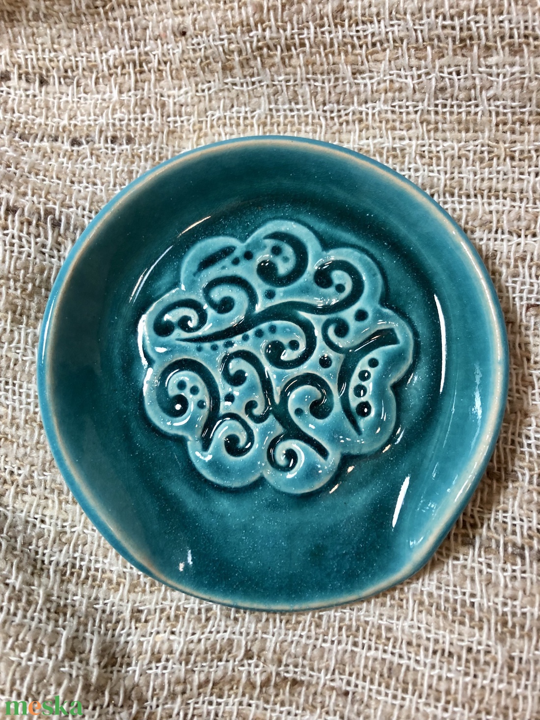 Fakanáltartó - türkiz - otthon & életmód - konyhafelszerelés, tálalás - sütés, főzés - fakanál & fakanáltartó - Meska.hu