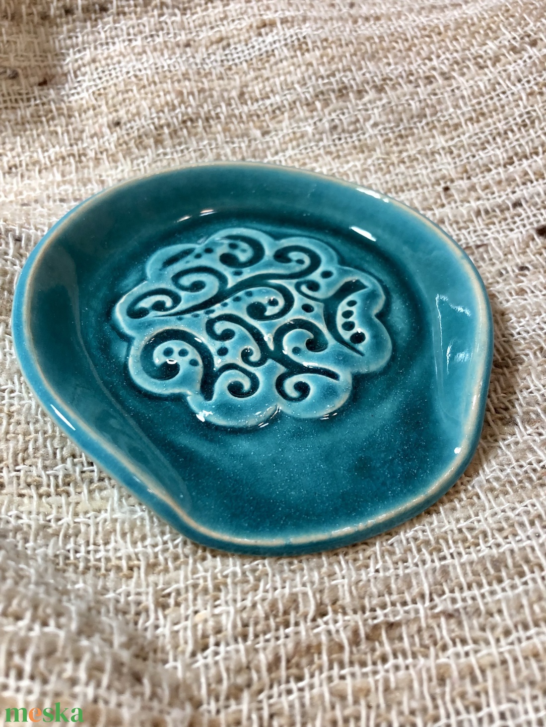 Fakanáltartó - türkiz - otthon & életmód - konyhafelszerelés, tálalás - sütés, főzés - fakanál & fakanáltartó - Meska.hu