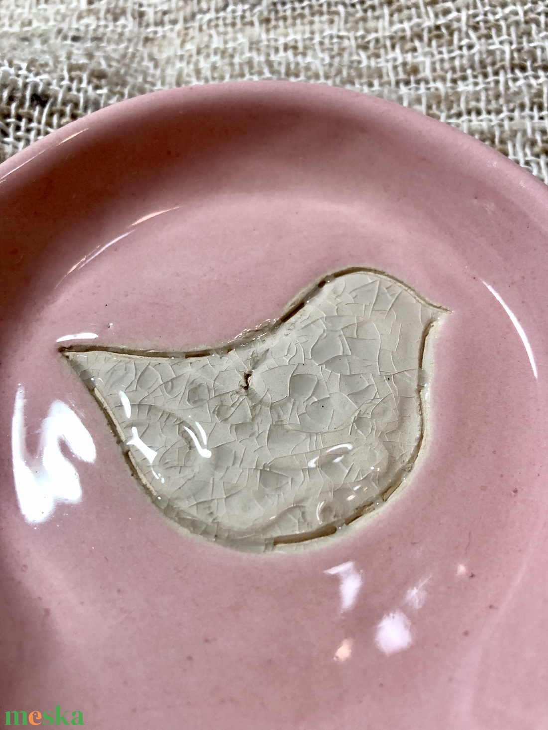 Fakanáltartó - rózsaszín  - otthon & életmód - konyhafelszerelés, tálalás - sütés, főzés - fakanál & fakanáltartó - Meska.hu