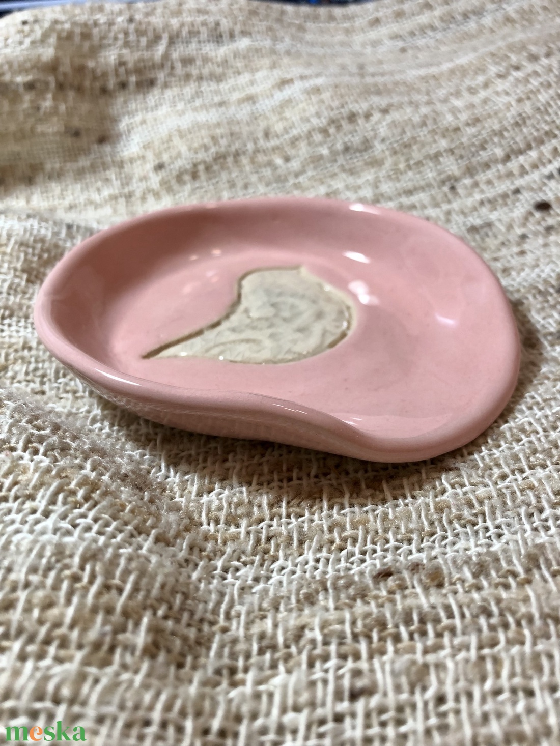 Fakanáltartó - rózsaszín  - otthon & életmód - konyhafelszerelés, tálalás - sütés, főzés - fakanál & fakanáltartó - Meska.hu