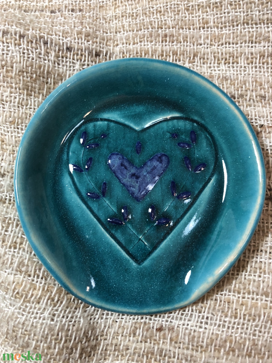 Fakanáltartó - türkiz-kék - otthon & életmód - konyhafelszerelés, tálalás - sütés, főzés - fakanál & fakanáltartó - Meska.hu