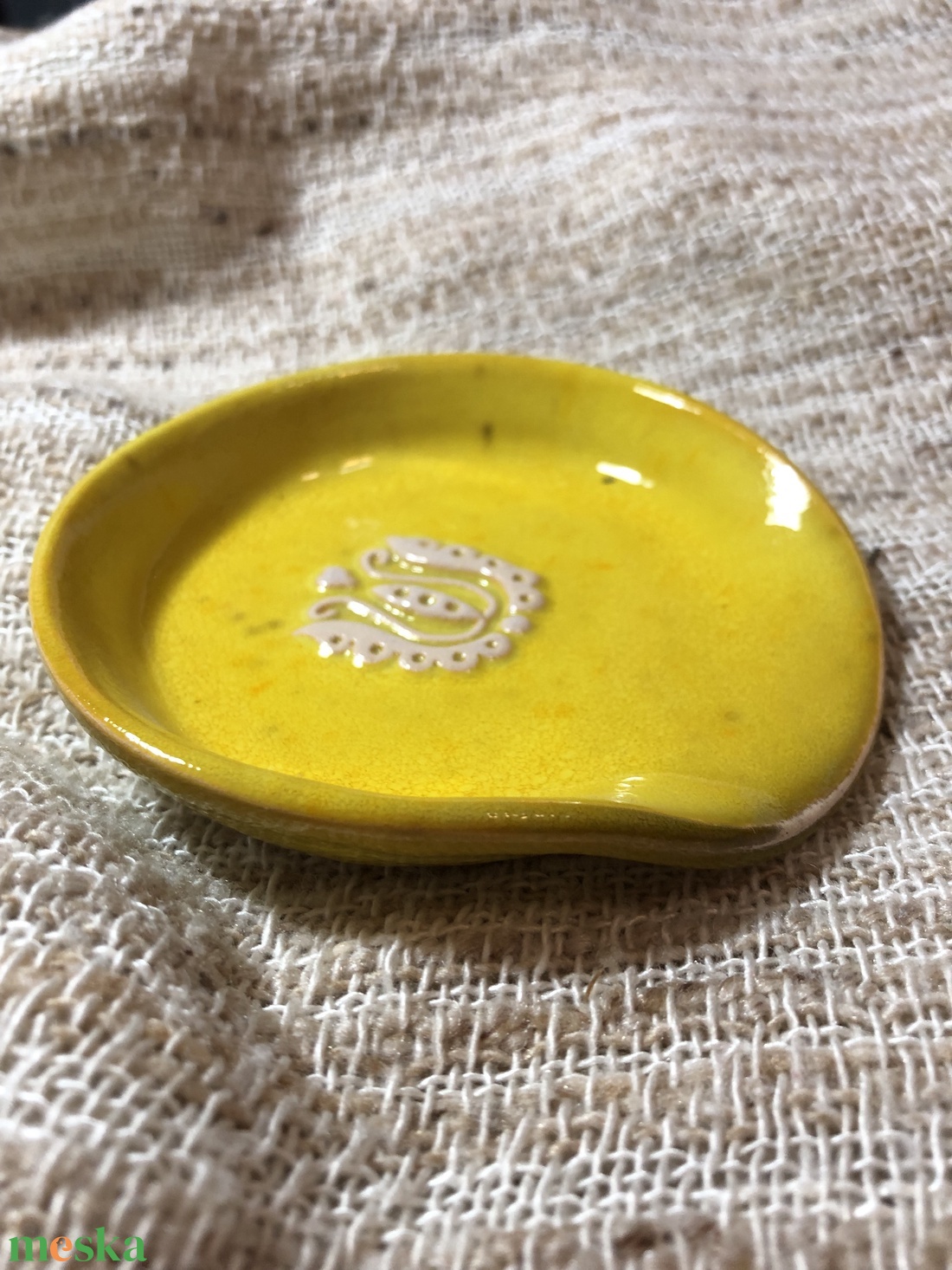 Fakanáltartó - sárga - otthon & életmód - konyhafelszerelés, tálalás - sütés, főzés - fakanál & fakanáltartó - Meska.hu