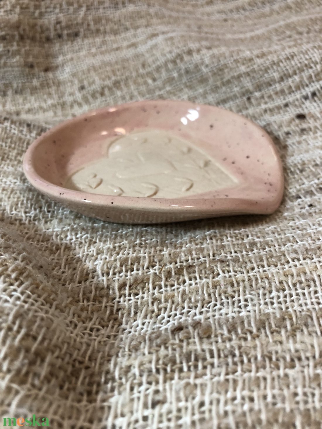 Fakanáltartó - rózsaszín pöttyös - otthon & életmód - konyhafelszerelés, tálalás - sütés, főzés - fakanál & fakanáltartó - Meska.hu