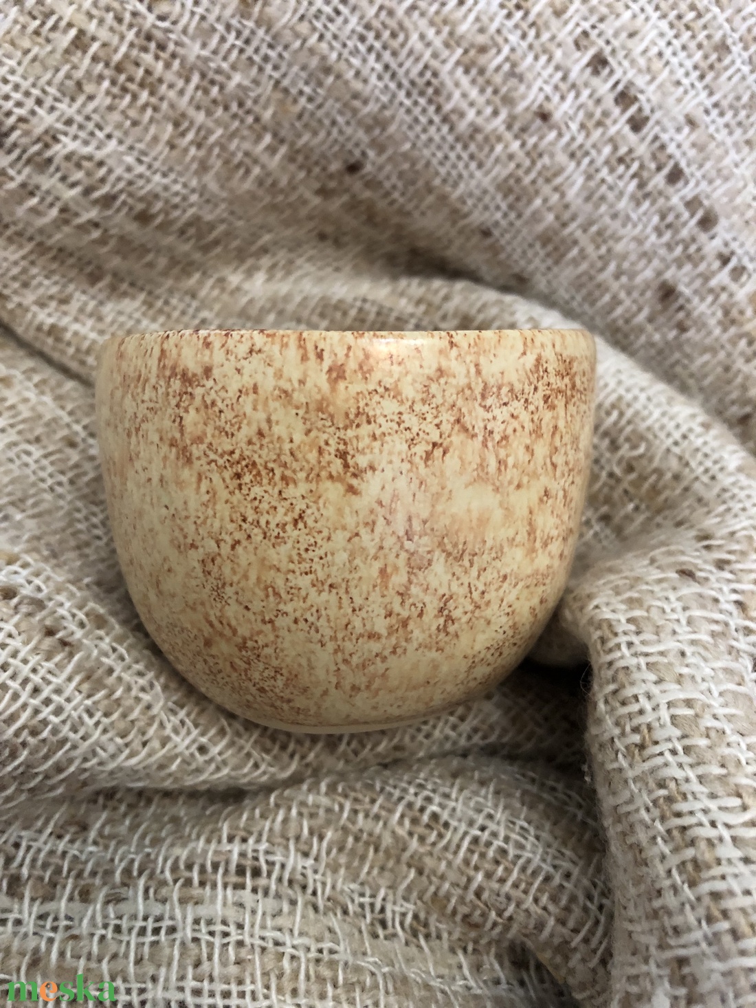 Vanília kerámia espresso pohárka - otthon & életmód - konyhafelszerelés, tálalás - tálalás - bögre & csésze - Meska.hu