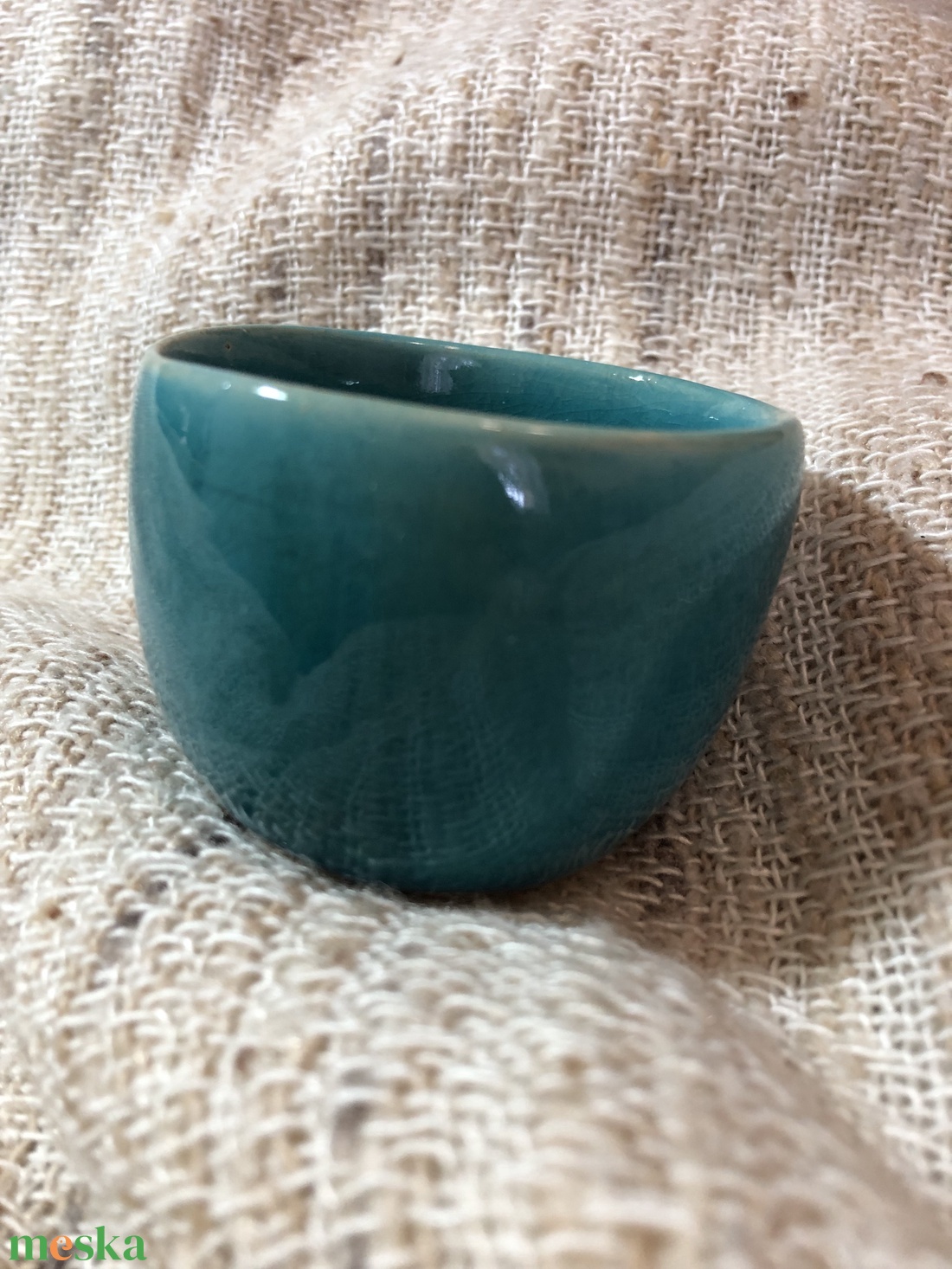 Türkiz espresso szett - otthon & életmód - konyhafelszerelés, tálalás - tálalás - teás- és kávés pohár, készlet - Meska.hu