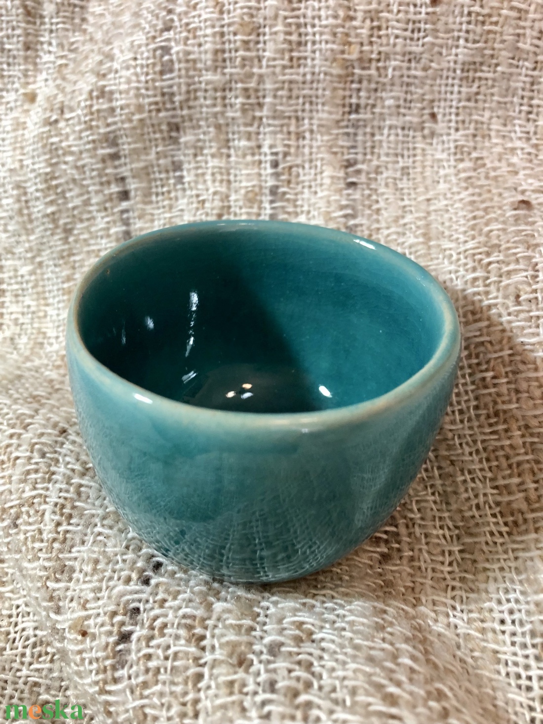 Türkiz espresso szett - otthon & életmód - konyhafelszerelés, tálalás - tálalás - teás- és kávés pohár, készlet - Meska.hu