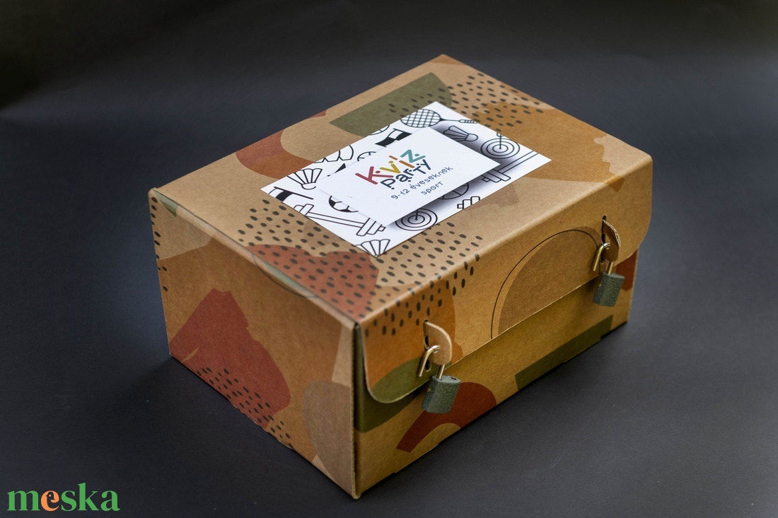 Szülinapi zsúr könnyedén! Kvíz Party sport kincsvadász játékcsomag 6-8 éves gyerekeknek, 90 perc szórakozás 10 főnek - játék & sport - készségfejlesztő és logikai játék - logikai játékok - Meska.hu