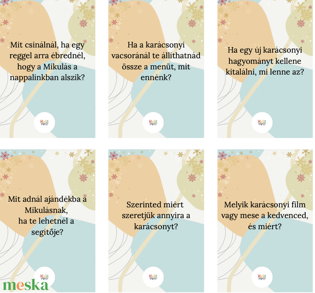 Karácsonyi Játékcsomag- Családi élmény az ünnepekhez( Letölthető, nyomtataható) - játék & sport - táblajáték és kártyajáték - társasjátékok - Meska.hu