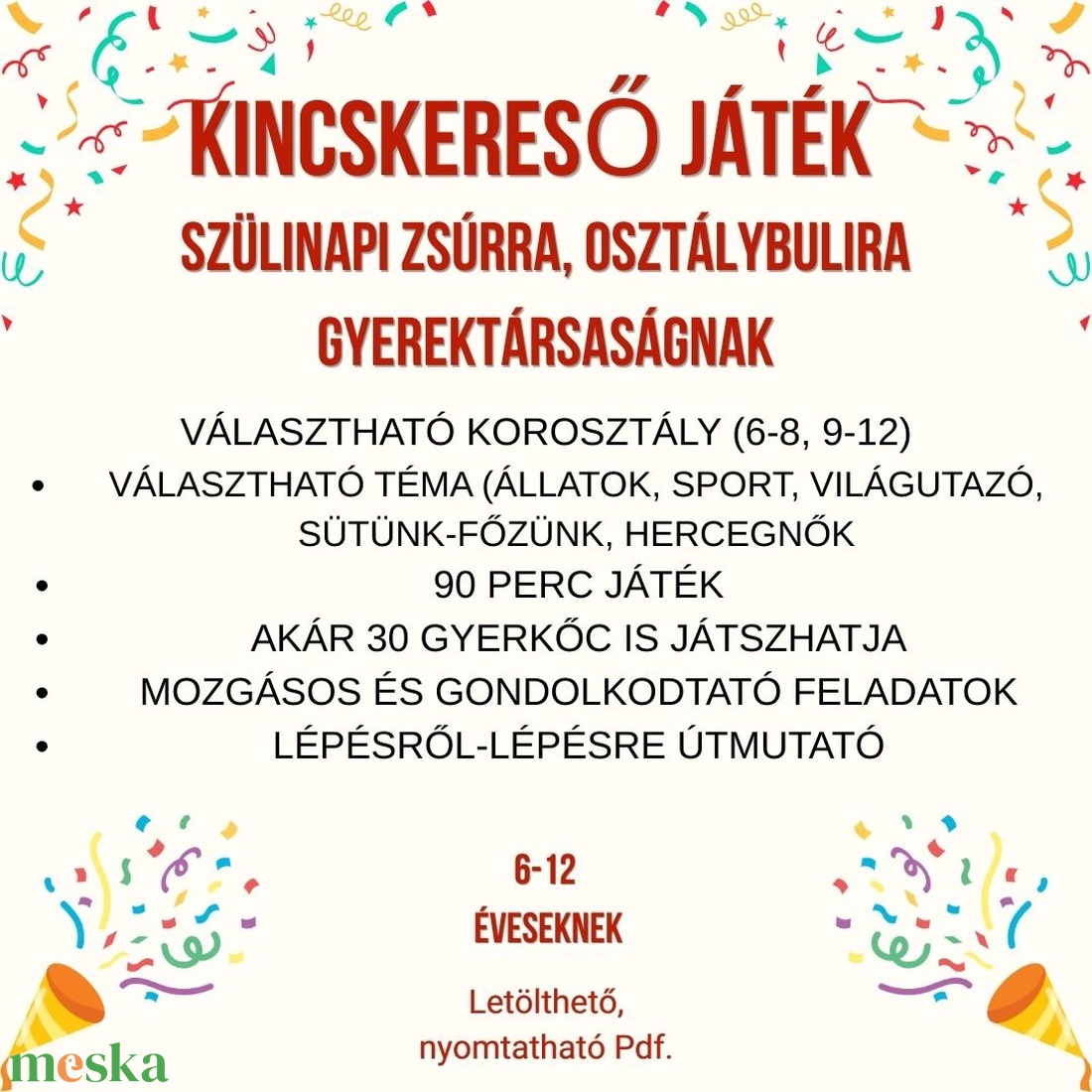 Kincskeresés, kaland és csapatmunka gyerekeknek!  Hercegnők tematika, 6-8 éves gyerekeknek - játék & sport - készségfejlesztő és logikai játék - logikai játékok - Meska.hu
