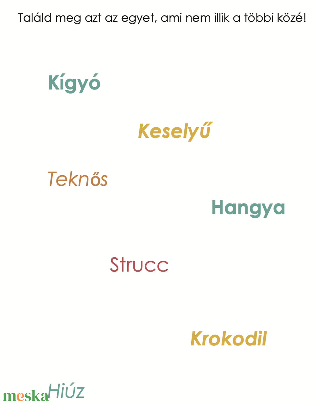 Kincskeresés, kaland és csapatmunka gyerekeknek!  Állatok tematika, 9-12 éves gyerekeknek - játék & sport - készségfejlesztő és logikai játék - logikai játékok - Meska.hu