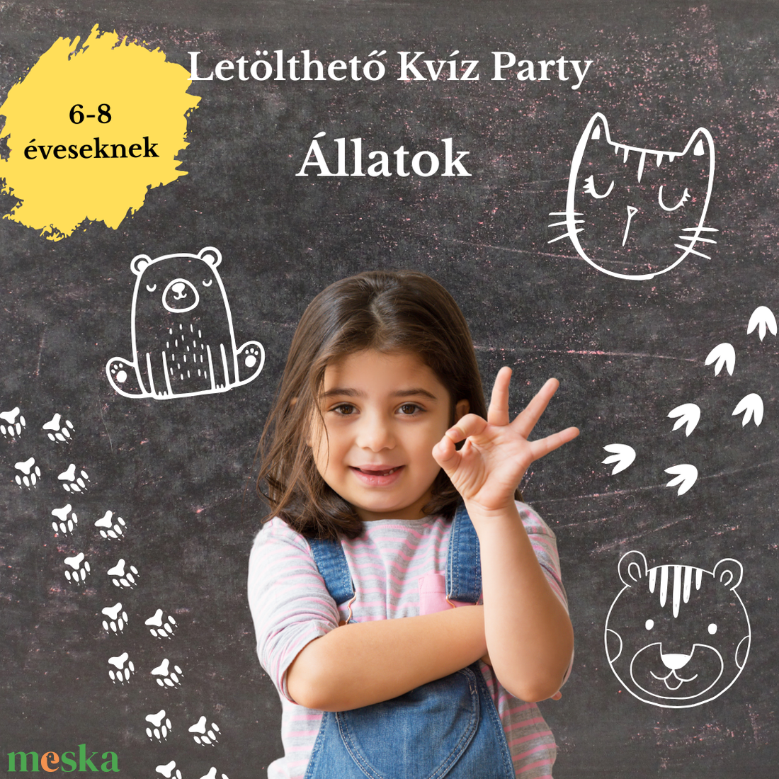 Kincskeresés, kaland és csapatmunka gyerekeknek!  Állatok tematika, 6-8 éveseknek - játék & sport - készségfejlesztő és logikai játék - logikai játékok - Meska.hu