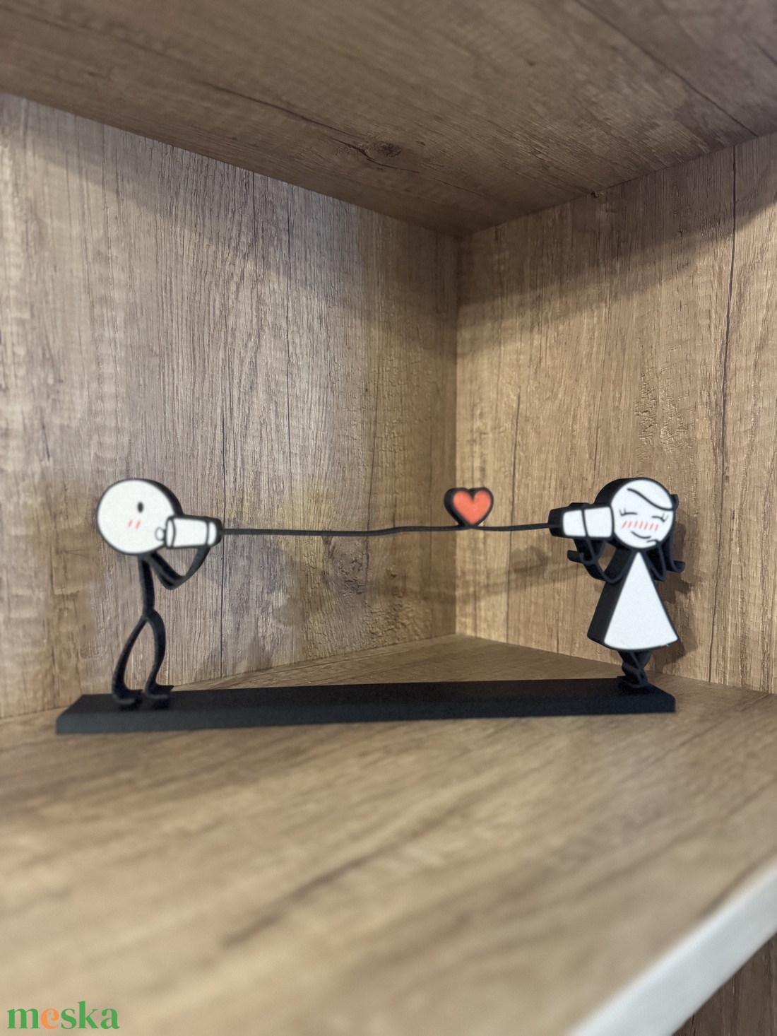 Valentin napi asztali dísz � Szerelmi telefon - otthon & életmód - dekoráció - asztal és polc dekoráció - asztaldísz - Meska.hu