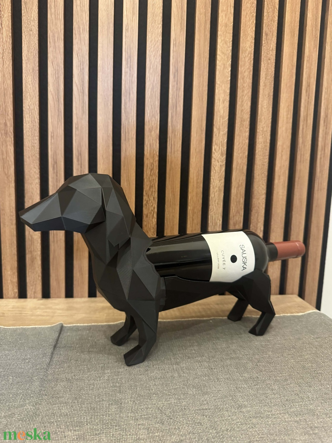 Tacskó formájú borosüveg tartó - otthon & életmód - konyhafelszerelés, tálalás - tálalás - bortartó - Meska.hu