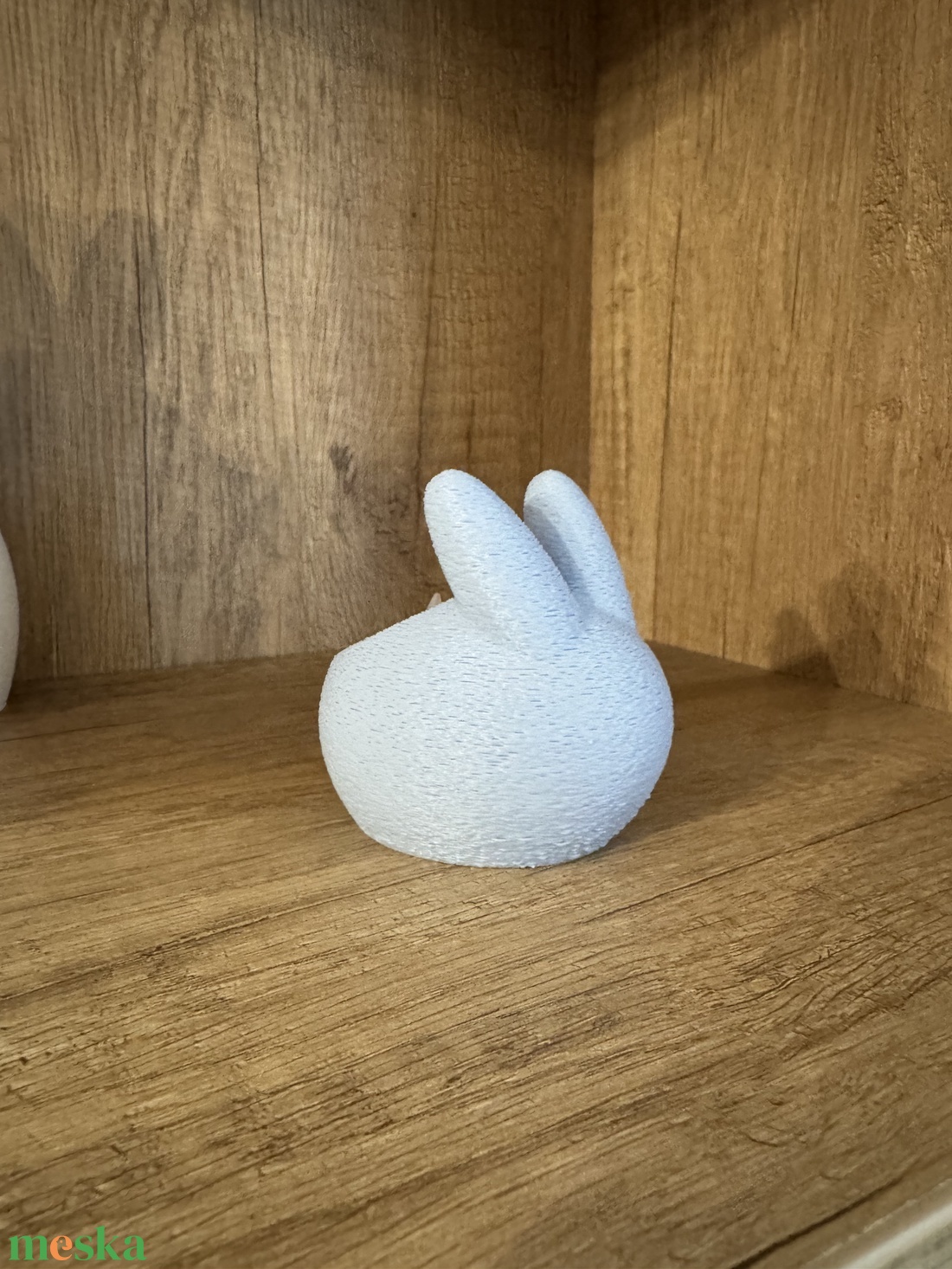 Nyuszis mécsestartó - ünnepi díszek, dekorációk - húsvéti díszek és dekorációk - húsvéti asztaldíszek - Meska.hu