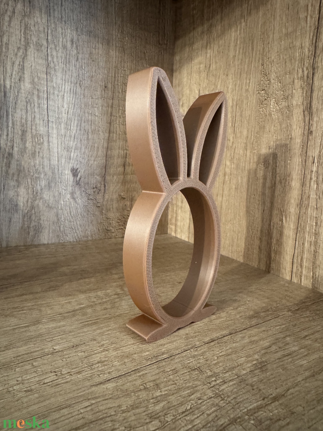 Nyuszis kinder tojás tartó - ünnepi díszek, dekorációk - húsvéti díszek és dekorációk - húsvéti ajándékátadó - Meska.hu