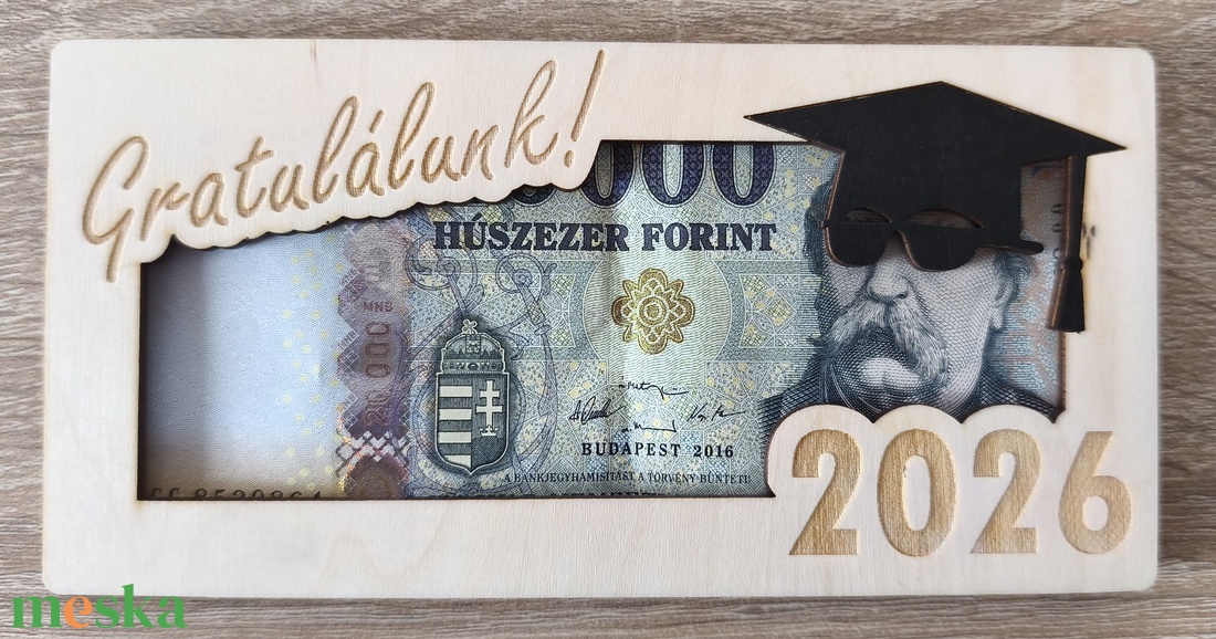 Ballagási pénzátadó doboz 20000 forintos címlethez - otthon & életmód - papír, írószer - ajándékozás kellékei - pénzátadó doboz - Meska.hu