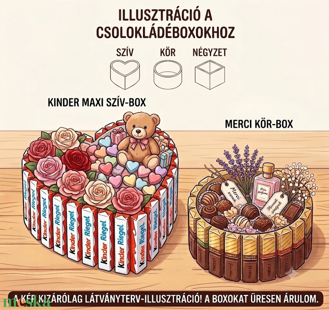 DIY Csokoládé box - esküvő - emlék & ajándék - doboz - Meska.hu