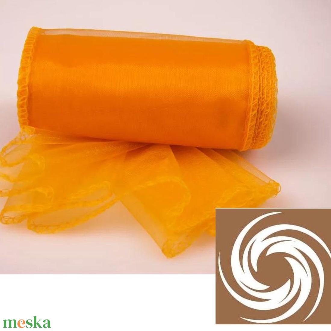 Organza tekercs - narancssárga - kellékek & szerszámok - méteráru - dekorációs alapanyag - Meska.hu Organza tekercs - narancssárga - kellékek & szerszámok - méteráru - dekorációs alapanyag - Meska.hu