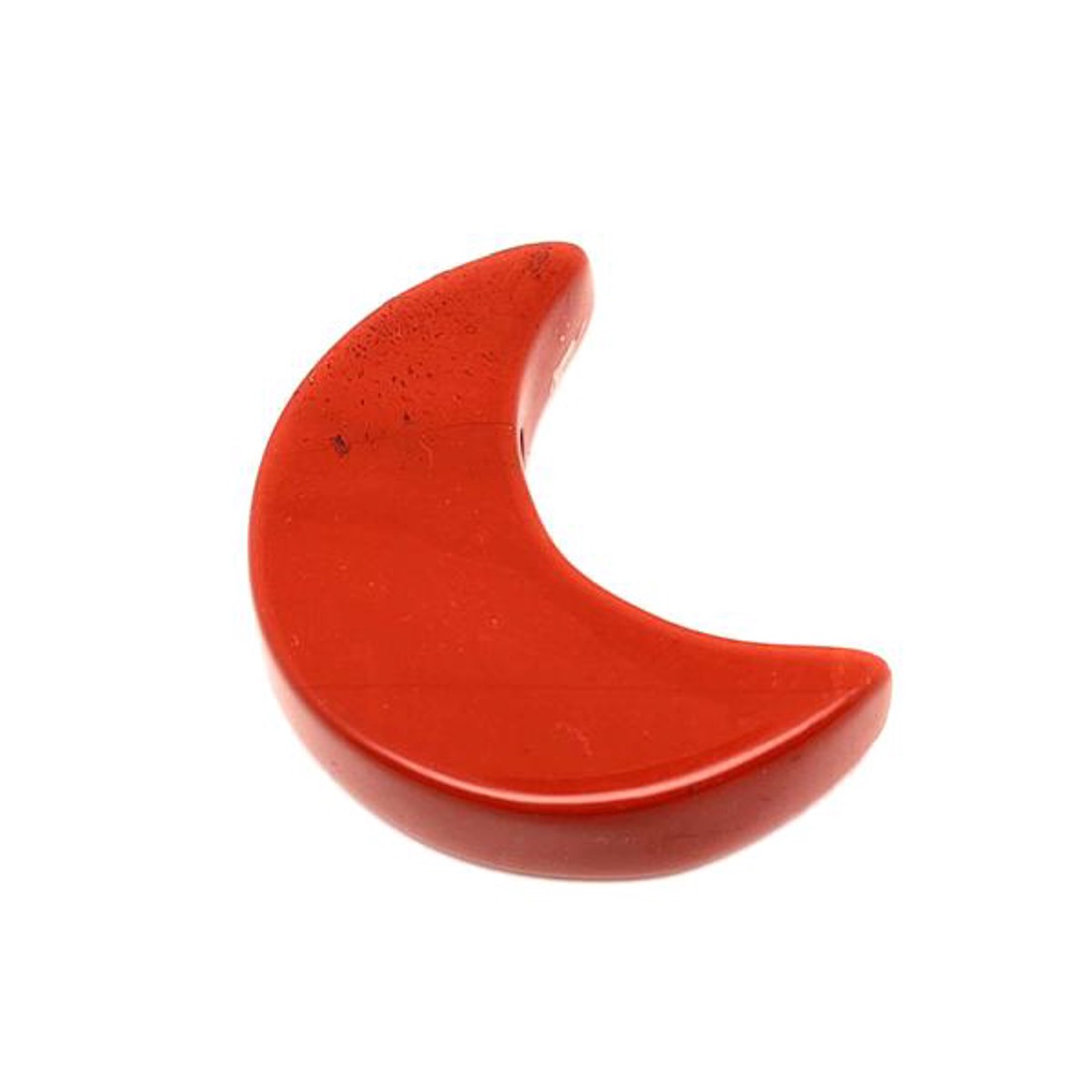 Jáspis vörös medál átfúrt félhold 33mm - ékszer - nyaklánc - medál - Meska.hu Jáspis vörös medál átfúrt félhold 33mm - ékszer - nyaklánc - medál - Meska.hu