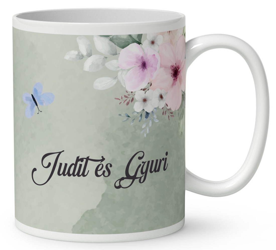 Névvel kérhető - Házassági évfordulóra mintás bögre - otthon & életmód - konyhafelszerelés, tálalás - tálalás - bögre & csésze - Meska.hu