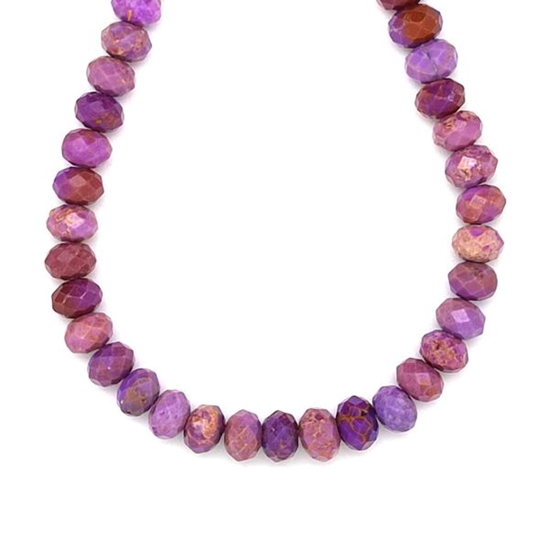 Phosphosiderite fazettált korong 7-6mm ékszerkészítő alapanyag (füzér) - kellékek & szerszámok - ásvány alapanyag - ásványfüzér - Meska.hu