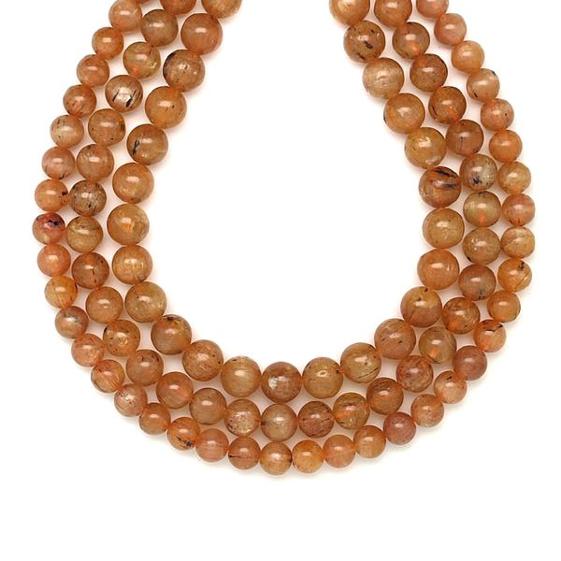 Apatit sárga golyó 7,5-8mm  ékszerkészítő alapanyag (füzér) - kellékek & szerszámok - ásvány alapanyag - ásványfüzér - Meska.hu